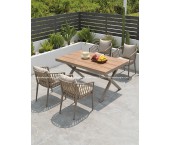 Bộ bàn ghế cafe bàn ghế ăn nhà hàng sân vườn nhôm đúc 208